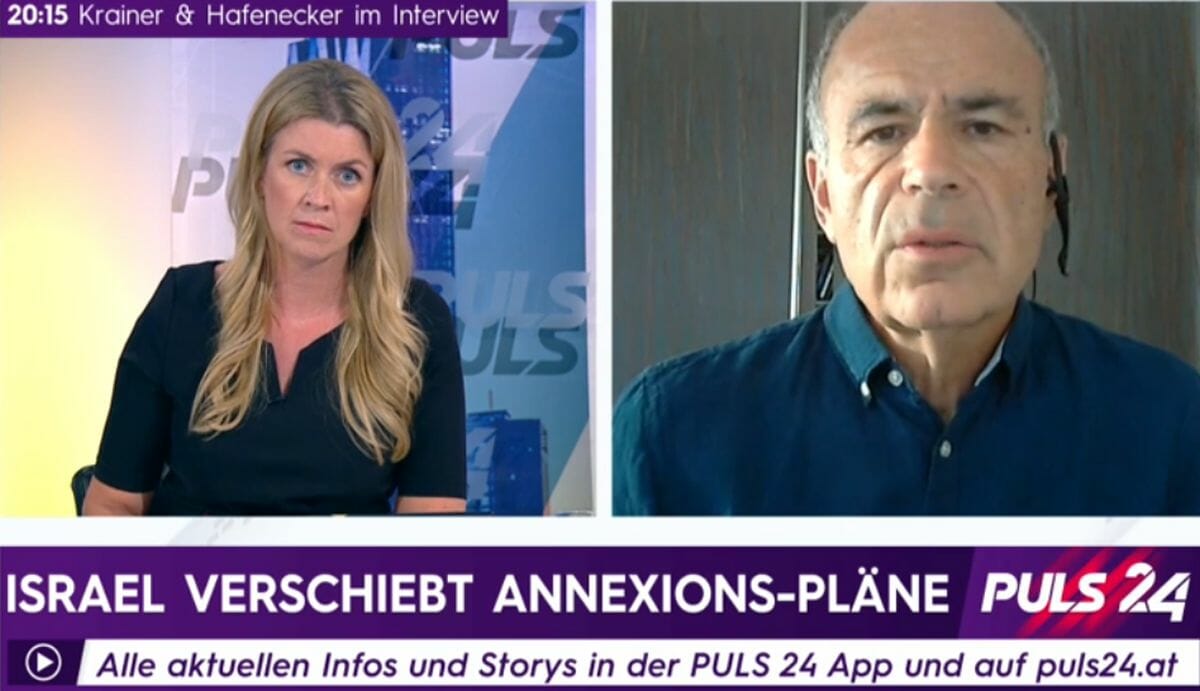 Ben Segenreich im Interview mit Puls 24 News