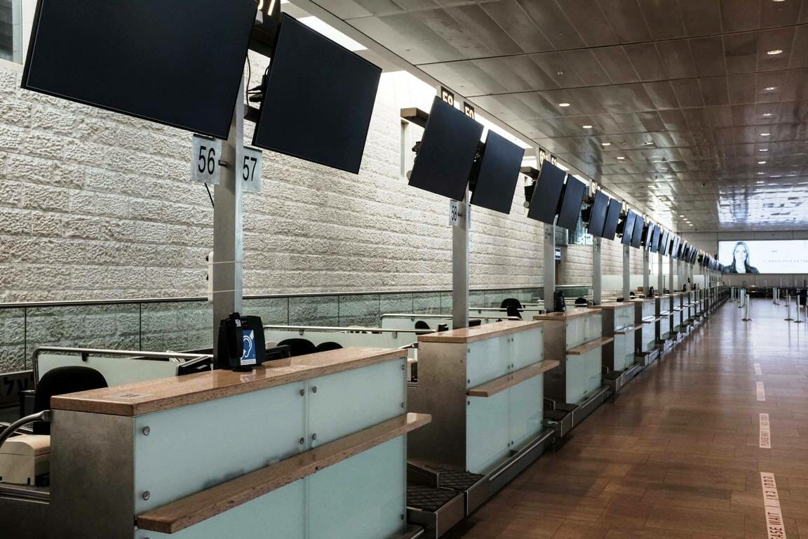 Der Terminal von Israels größtem Flughafen ist seit Monaten weitgehend verwaist. (imago images/ZUMA Wire)