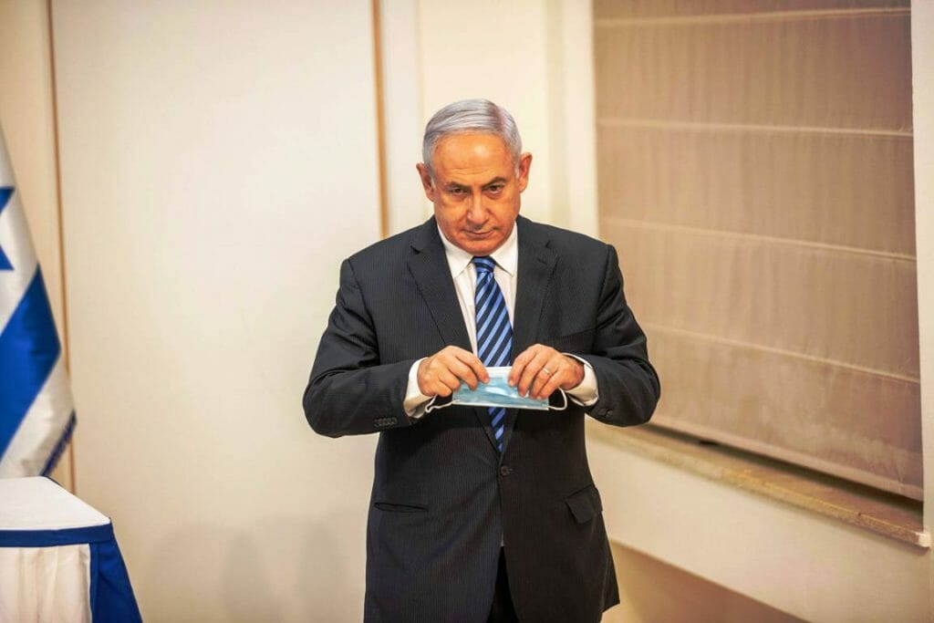 Im Visiert von Protesten, wie Israel sie seit 2012 nicht mehr gesehen hat: Premier Netanjahu. (imago images/UPI Photo)