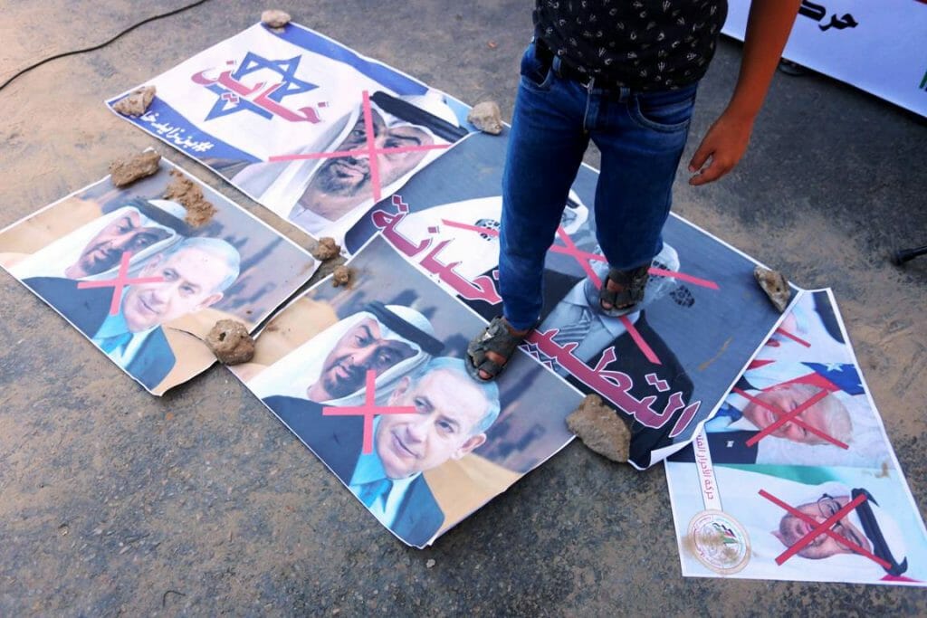 Die Palästinenser führen einen Kampagne gegen den Frieden. (imago images/ZUMA Wire)