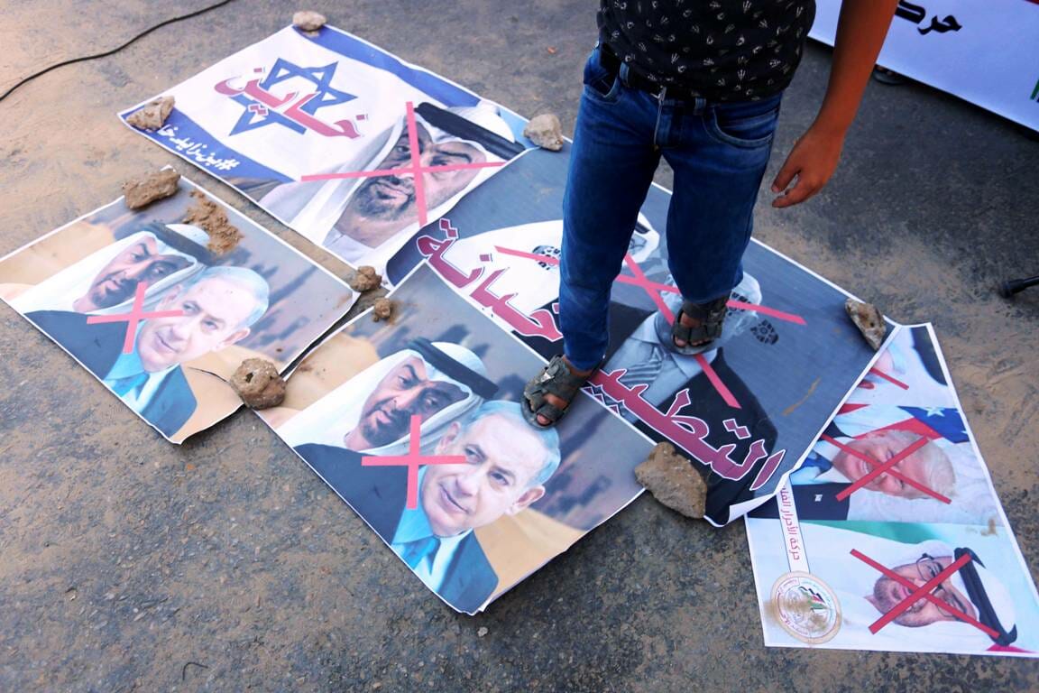 Die Palästinenser führen einen Kampagne gegen den Frieden. (imago images/ZUMA Wire)