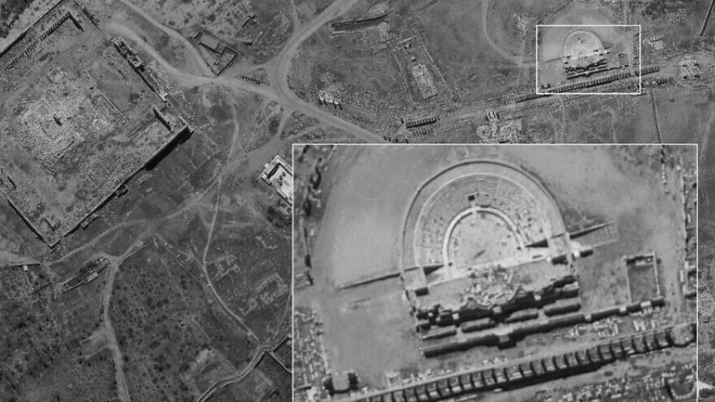 Bilder des israelischen Spionagesatelliten „Ofek 16“ von Palmyra in Syrien