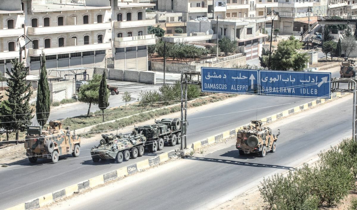 Türkische Militärpatrouille in Nordsyrien