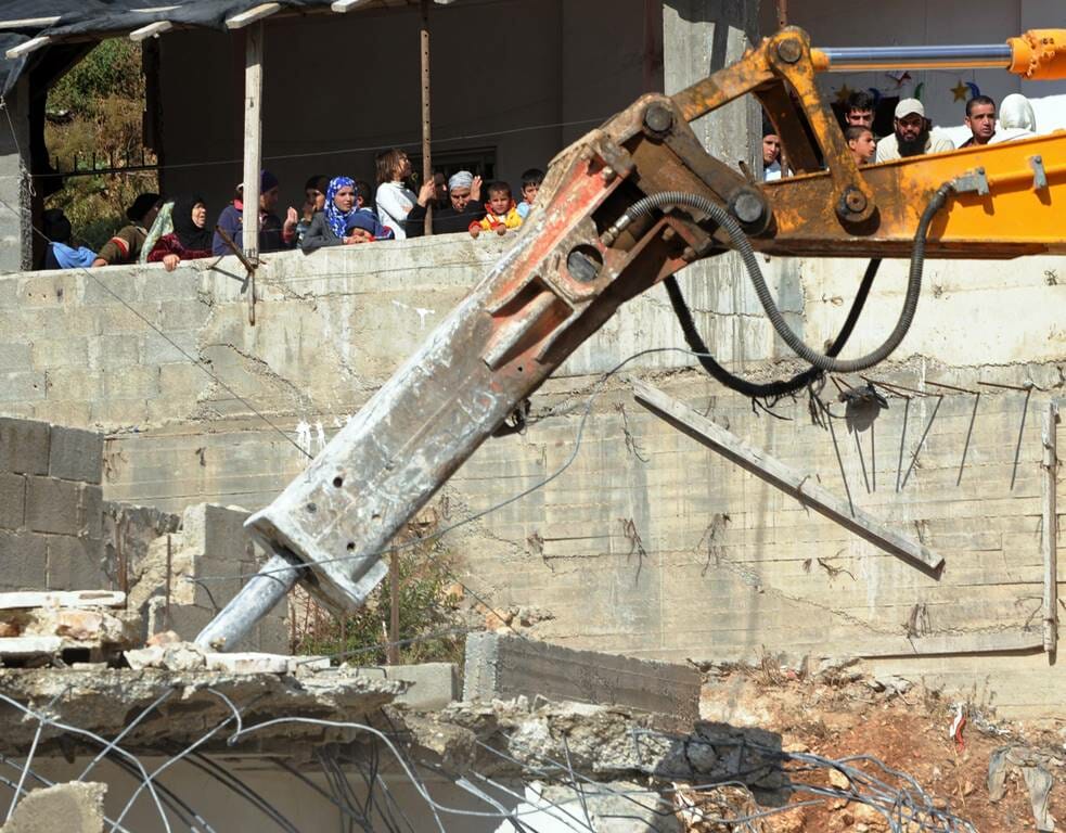 Wenn es um Häuserabrisse geht, trägt die EU anti-israelische Scheuklappen. (imago images/UPI Photo)