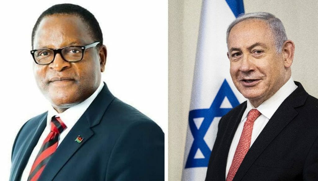 Malawis Präsident Chakwera und Israels Premier Netanjahu