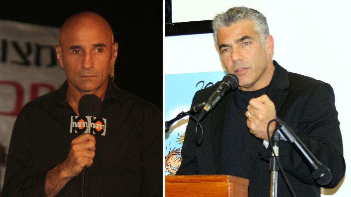 Yesh-Atid-Politiker Shelach (li.) fordert Parteichef Lapid (re.) heraus