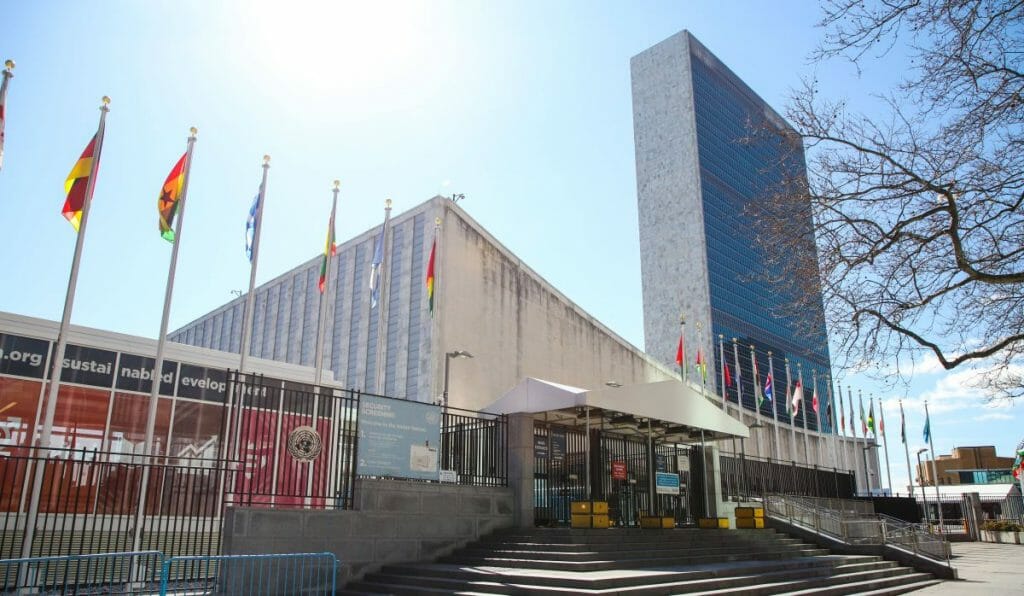 Das Hauptquartier der Vereinten Nationen in New York