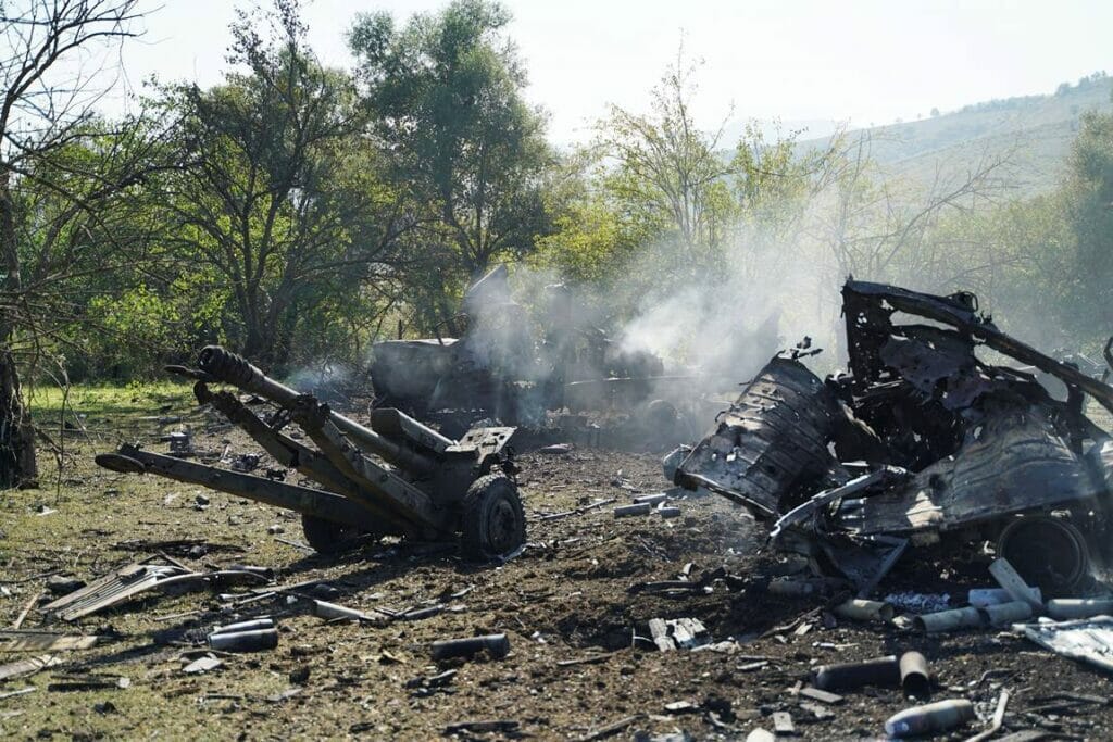 Auch im Konflikt um Berg-Karabach setzt die Türkei syrische Söldner ein. (© imago images/Agencia EFE)