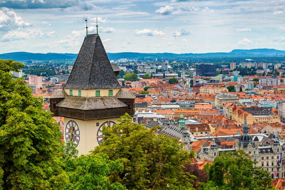 In Graz agitiert die Steirische Friedensplattform bevorzugt gegen Israel. (imago images/robertharding)
