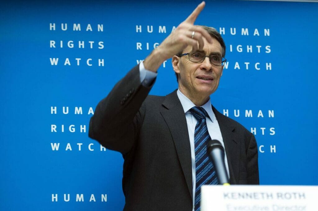 Kenneth Roth, Direktor von Human Rights Watch, ist wegen seinen extrem einseitigen Äußerungen über Israel schön öfter Antisemitismus vorgeworfen worden. (© imago images/ZUMA Press)