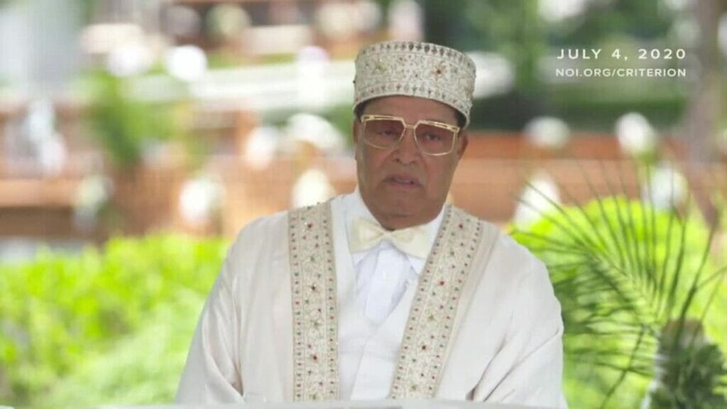 Führer der "Nation of Islam" Louis Farrakhan
