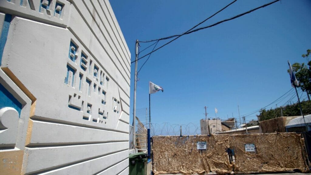Grenze zwischen Israel und dem Libanon bei Rosh Hanikra