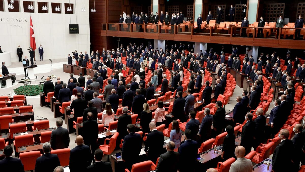 Sitzung im türkischen Parlament