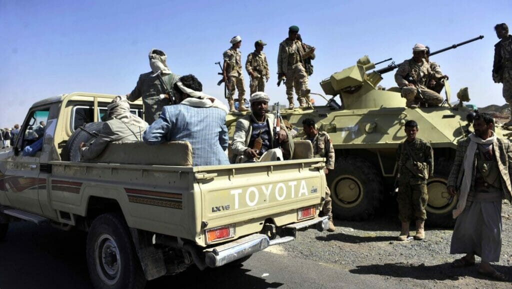 Mitglieder der pro-iranischen Houthis-Milizen im Jemen