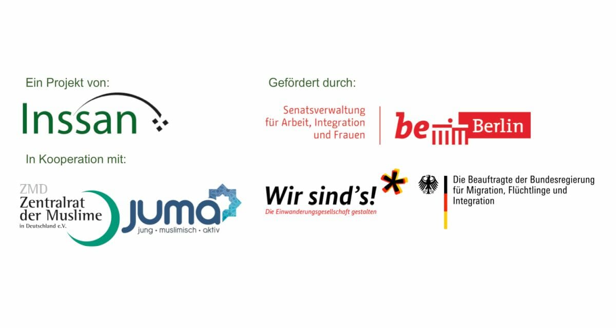 Gefördert von der Stadt Berlin und der deutschen Bundesregierung: Inssan e.V.