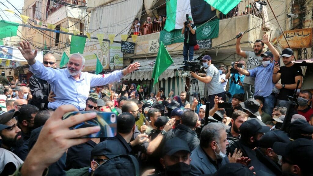 Der Leiter des Hamas-Politbüros Ismail Haniyeh