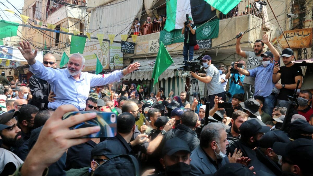 Der Leiter des Hamas-Politbüros Ismail Haniyeh