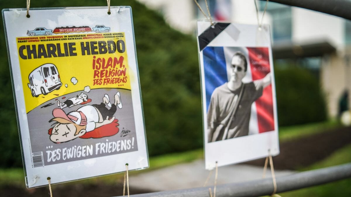 Gedenken an Samuel Paty in Berlin