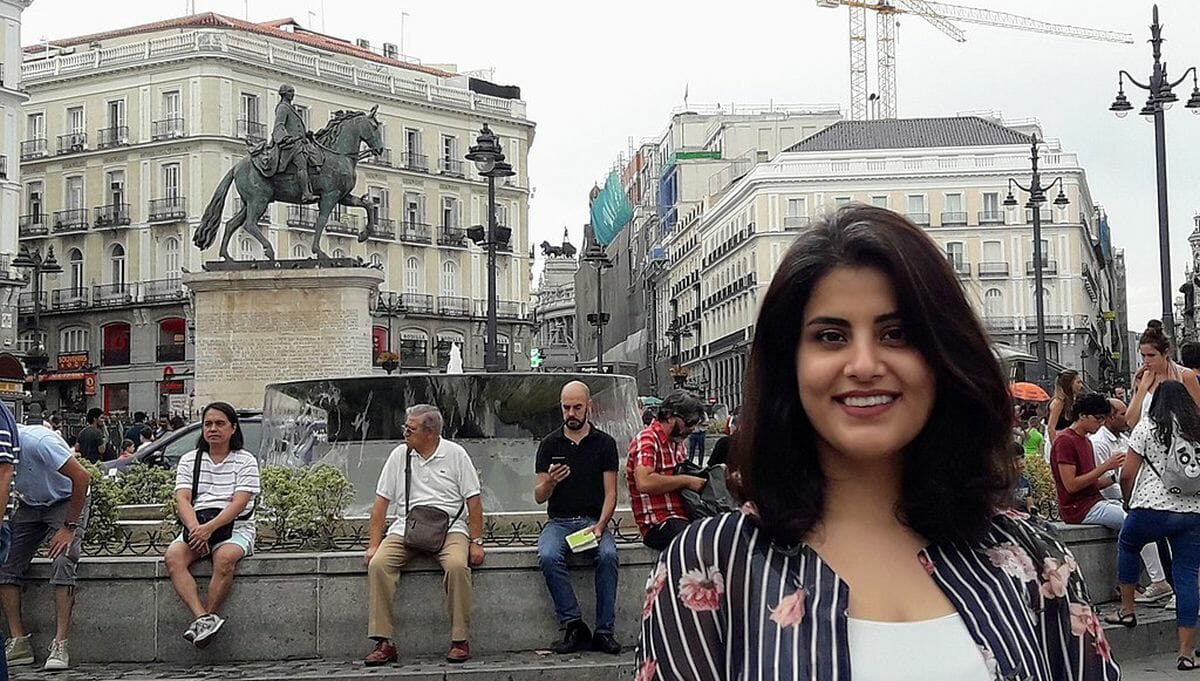 Die saudische Frauenrechtsaktivistin Loujain al-Hathloul