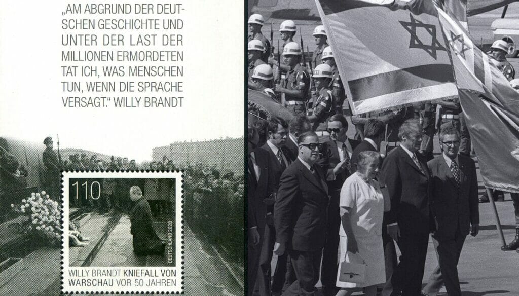 Brandts Kniefall in Warschau, Staatsbesuch in Israel