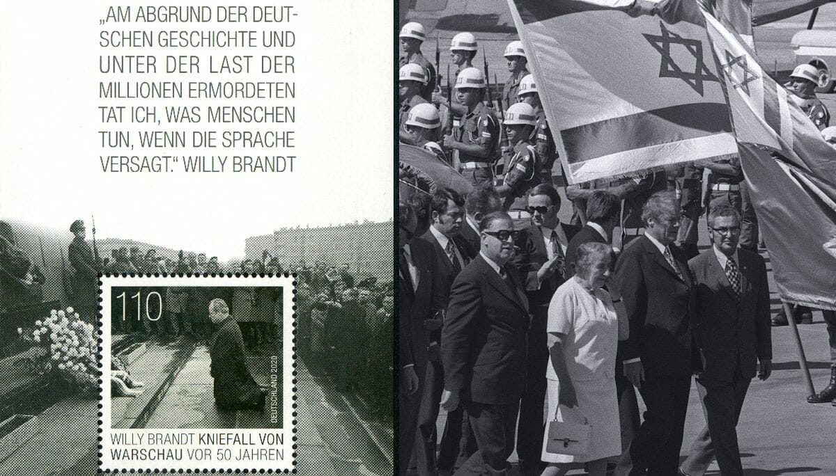 Brandts Kniefall in Warschau, Staatsbesuch in Israel