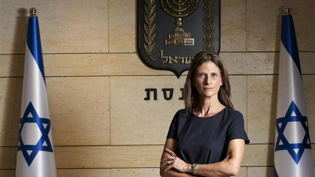 Die Knessetabgeordnete Michal Cotler-Wunsh von der Blau-Weiß-Partei