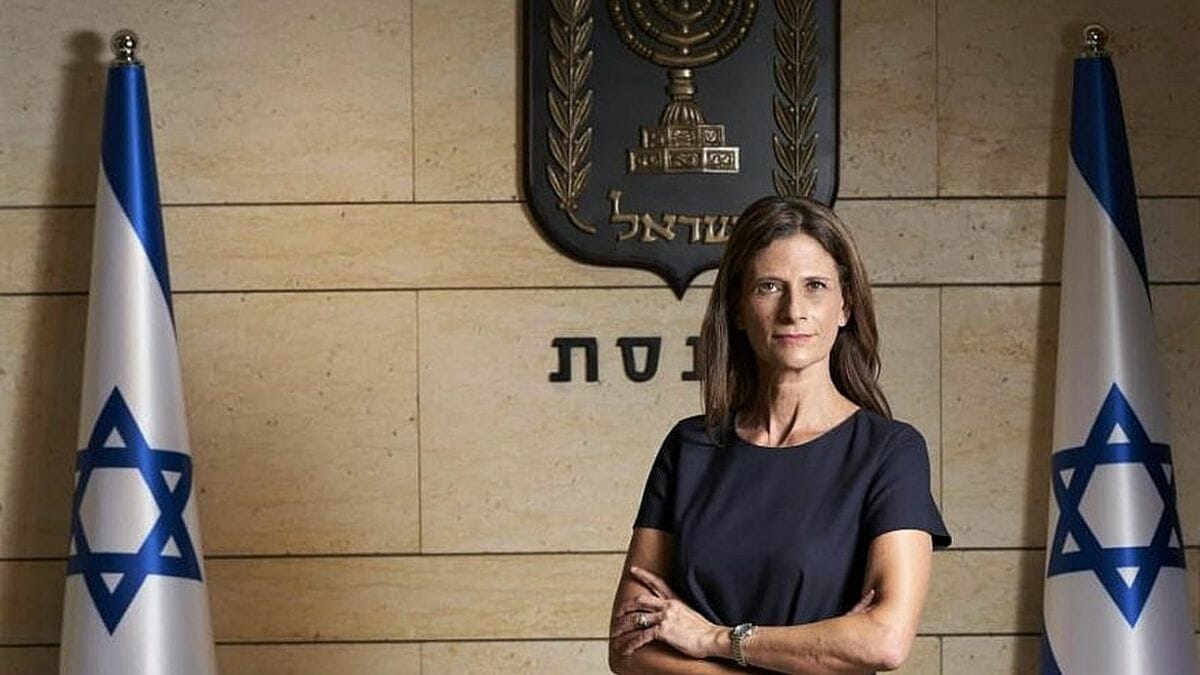 Die Knessetabgeordnete Michal Cotler-Wunsh von der Blau-Weiß-Partei
