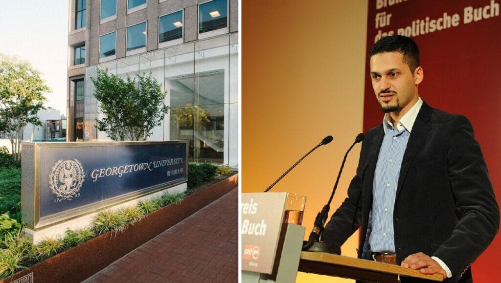 Farid Hafez' Relativierung des NS-Novemberporgroms erschien in einer Publikation der Georgetown-Universität