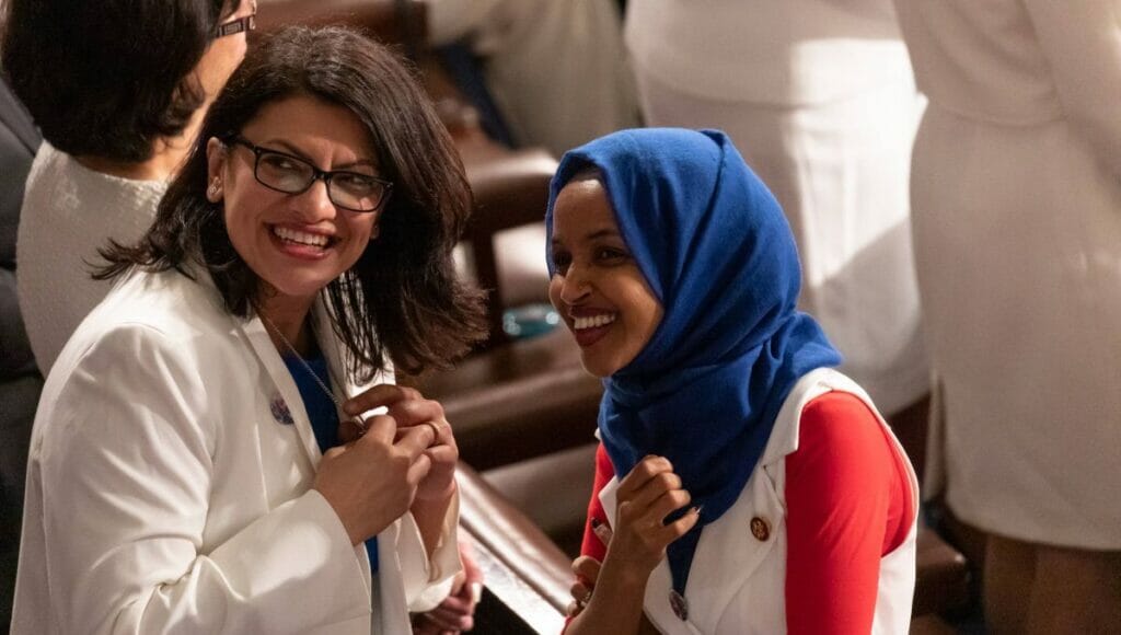 Die demokratischen US-Abgeordneten Rashida Tlaib und Ilhan Omar treten mehrmals bei hamas-nahen Organisationen auf