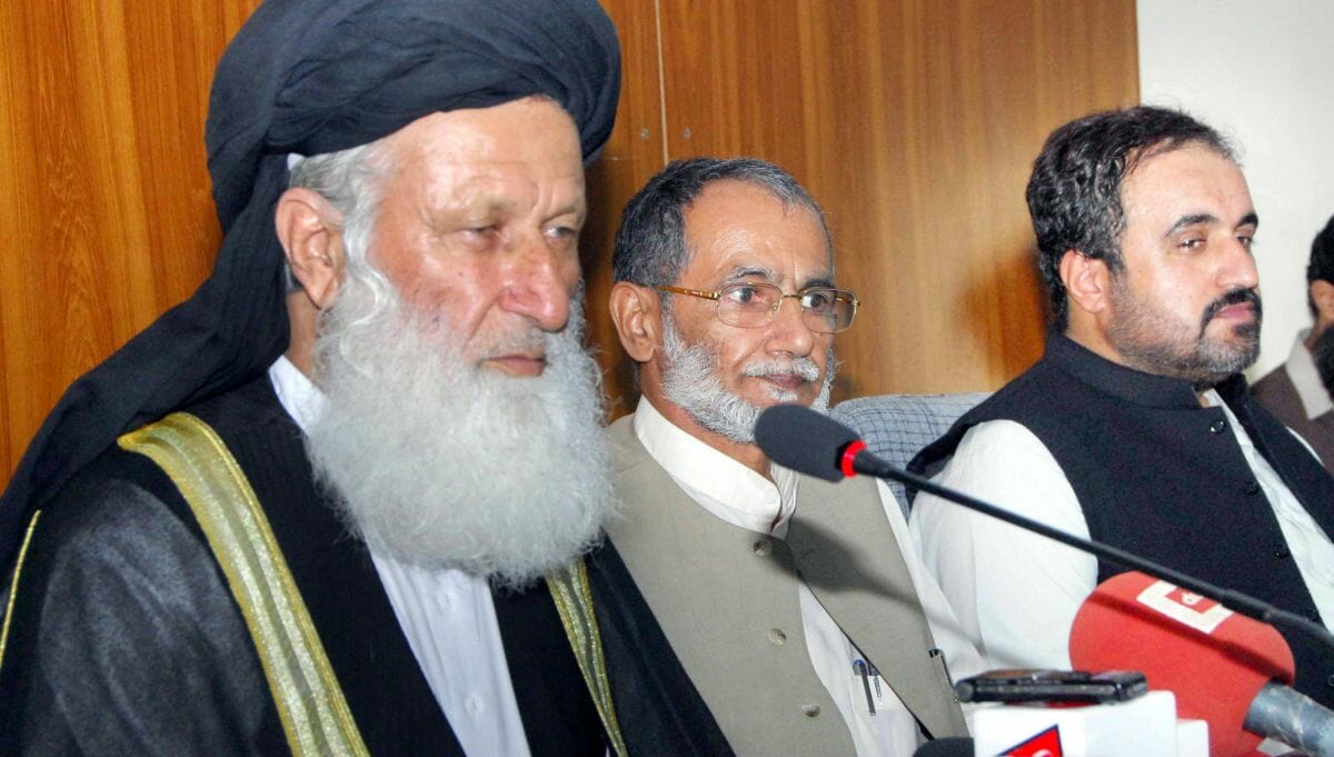 Das Mitglied der pakistanischen Nationalversammlung Maulana Muhammad Khan Sherani