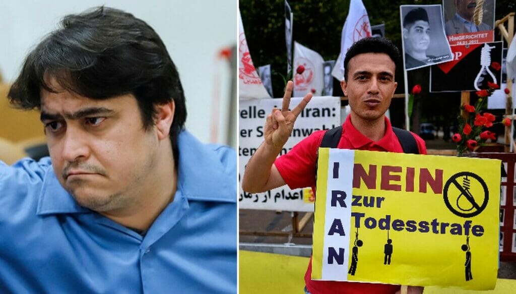 Ruhollah Zam, Protest gegen die Todesstrafe