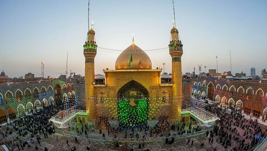 Der vom irakischen Großayatollah al-Sistani beaufsichtigte Imam-Ali-Schrein in Najaf