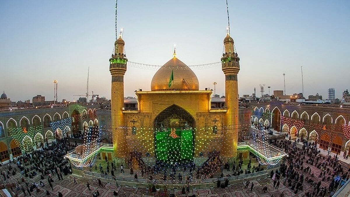 Der vom irakischen Großayatollah al-Sistani beaufsichtigte Imam-Ali-Schrein in Najaf