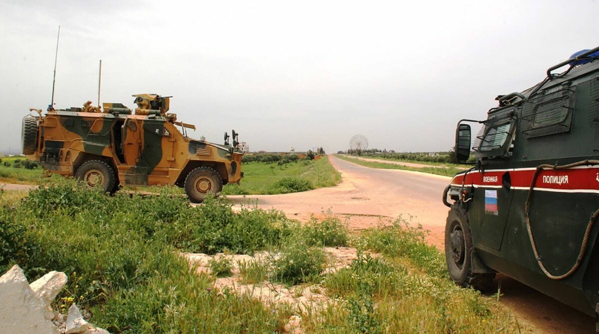 Gemeinsame Militärpatroullie von Russland und der Türkei in Syrien