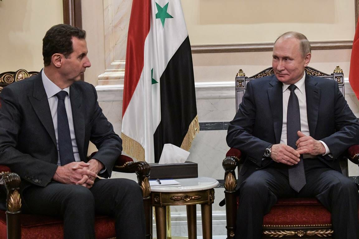 Syriens Diktator Bashar al-Assad weiß, wem er sein Überleben zu verdanken hat. (© imago images/ITAR-TASS)