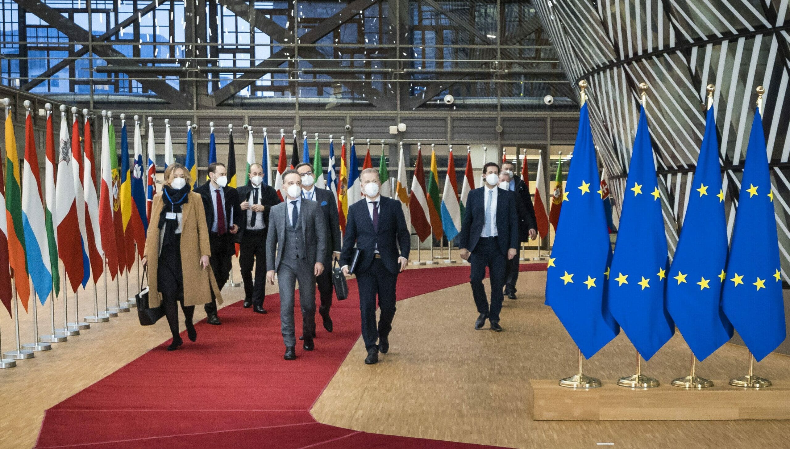 Heiko Maas auf dem Außenministertreffen der EU am 25. Januar 2020 in Brüssel