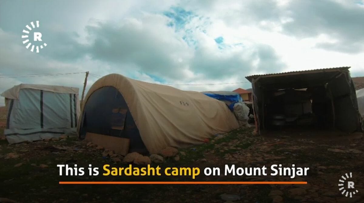 Das Flüchtlingslager Sardasht für jesidische Binnenvertriebene im Nordirak