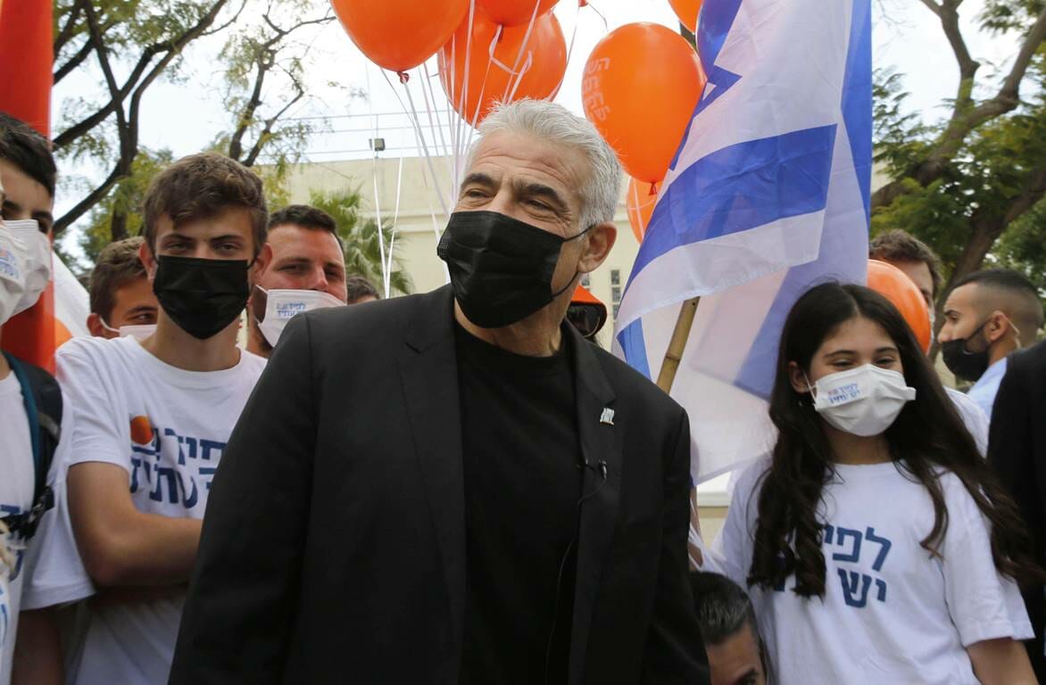 Kommt nach der vierten Parlamentswahl in Israel jetzt die Stunde von Jair Lapid? (© imago images/Xinhua)