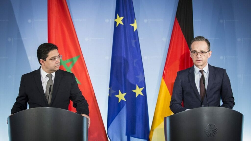 Der marokkanische Außenminister Nasser Bourita und sein deutscher Amtskollege Heiko Maas
