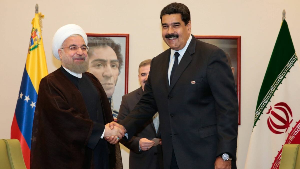 Hassan Rohani mit dem venezolanischen Präsidenten Nicolás Maduro