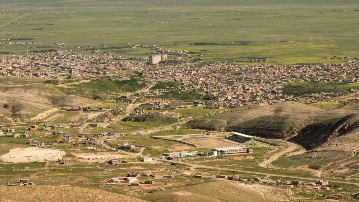 Shingal-Stadt im gleichnamigen irakischen Bezirk
