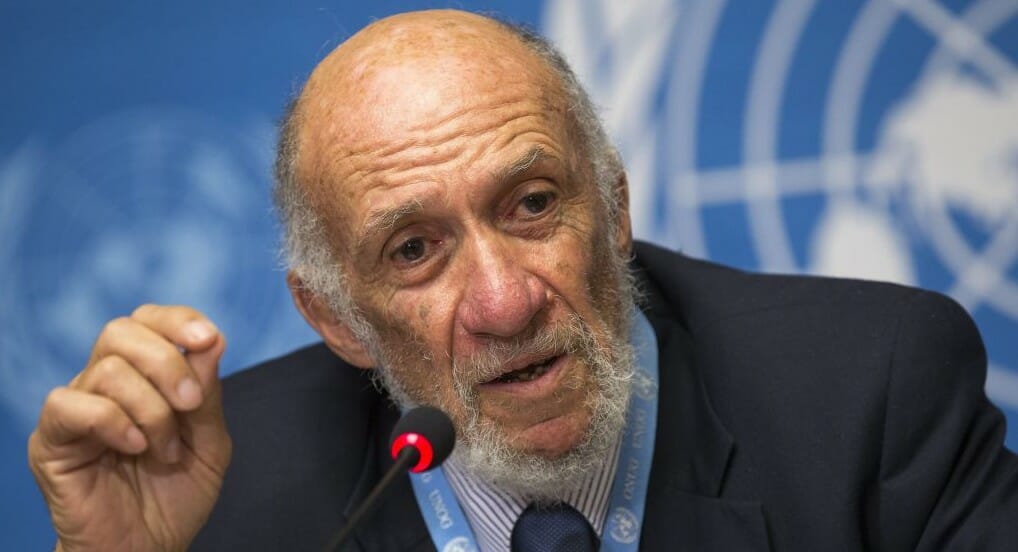 Einer der Unterzeichner der "Jerusalemer Erklärung zum Antisemitismus": Richard Falk. (© Iran Review/<span class="cc-license-identifier"><a href="https://creativecommons.org/licenses/by/4.0/deed.en">CC BY 4.0</a>)</span>