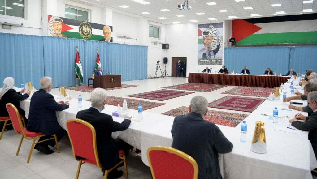 Sitzung des Zentralkomitees von Abbas' Fatah-Fraktion