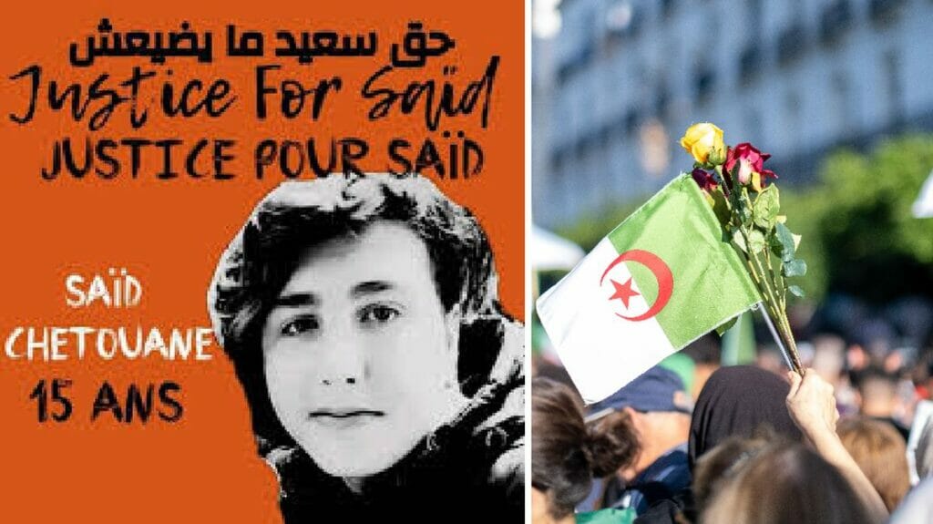 Der von der Polizei in Algerien misshandelte Saïd Chetouane