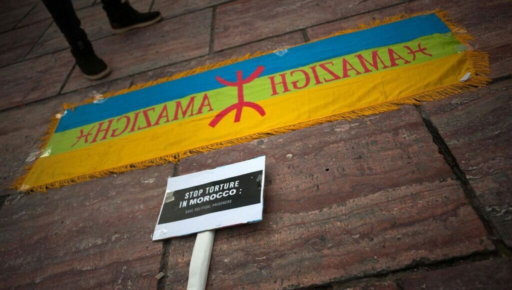 Demonstration der Amazigh gegen Repression in Marokko