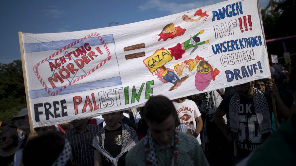 Demonstration der antisemtischen BDS-Bewegung