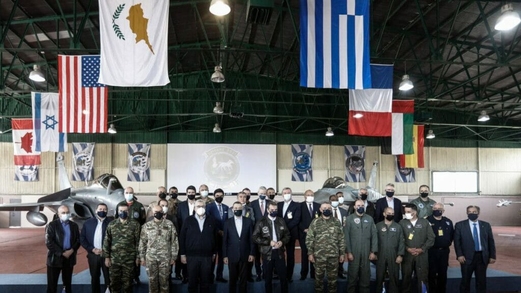 Gemeinsame Militärübung von Frankreich, USA, Israel, Vereinigte Arabische Emirate, Kanada, Spanien, Zypern und Griechenland