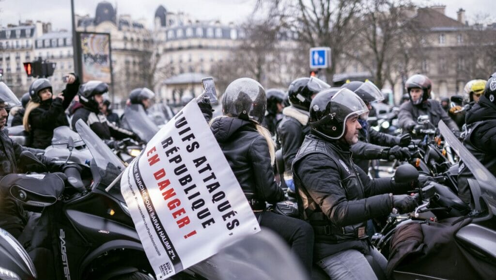 Demonstration in Paris für die ermordete Jüdin Sarah Halimi
