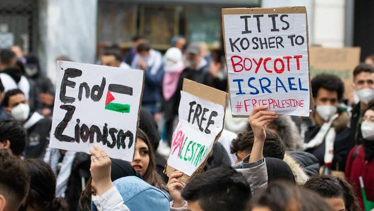 Antisemitische Demonstration in Wien am 12.05.2021