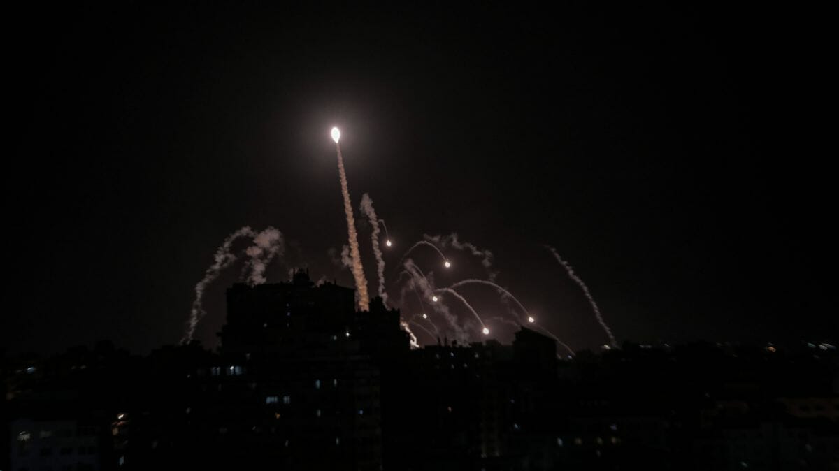 Israels Iron Dome fängte eine Rakete aus dem Gaza-Streifen ab